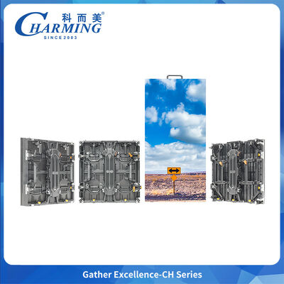 LED-Display-Vermietung P3.91 Gehäuse aus Druckguss-Aluminiumlegierung, wasserdichtes kommerzielles Display mit Wartungsfunktionen vorne und hinten