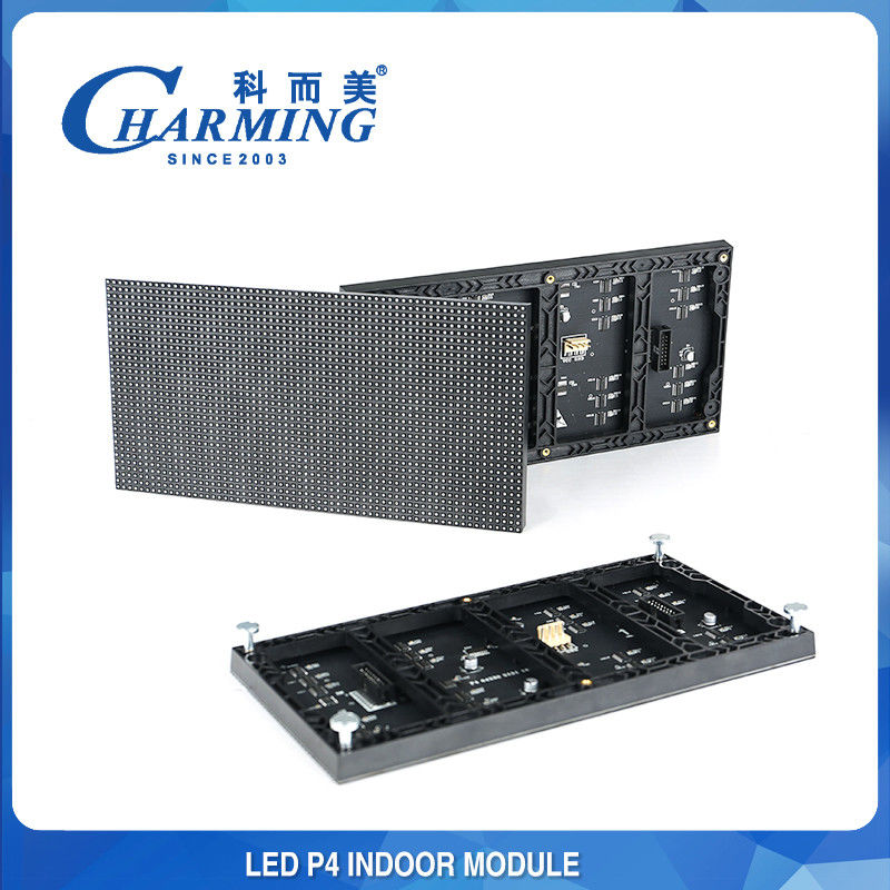 Neues Design P4 Rgb Led Panel 256x128mm Indoor Hintergrund Led Modul 3840Hz Verlustfreie Bildqualität Digital Display Bildschirm Für Einzelhandel Bühne Kirche Videowand