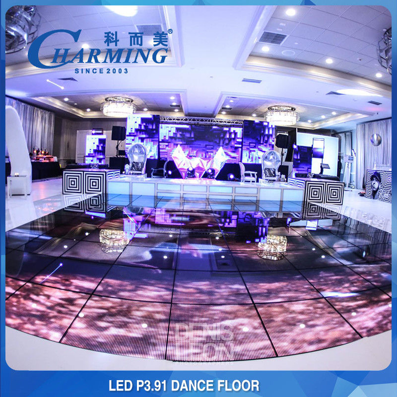 Wasserdichte IP65 LED-Bodentafel Bildschirm Panel RGB Vollfarbe 3840Hz für Hochzeits- und Tanzshows