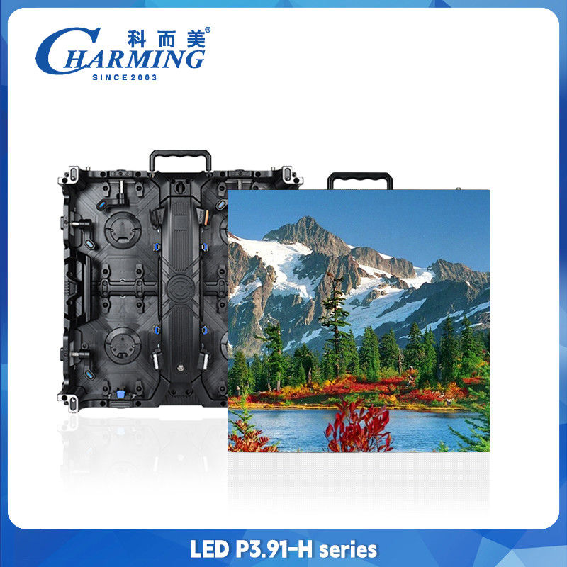 500x500mm Große Miet LED-Display-Bildschirm Außen P3.91 Wasserdichte LED-Videowand