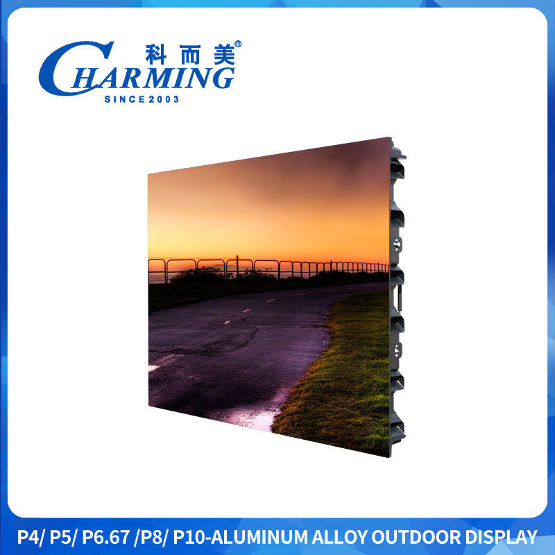 P4 Aluminiumlegierung Außeneinsatzbildschirm 130° breitere Farbpalette mit Edelstahlgriffe