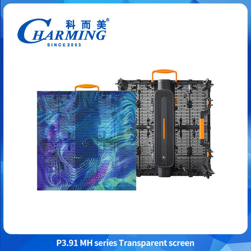 P3.91 -7.8 Transparente LED-Anzeigebildschirm Klebbildschirm auf Glasfenster Led-Anzeige