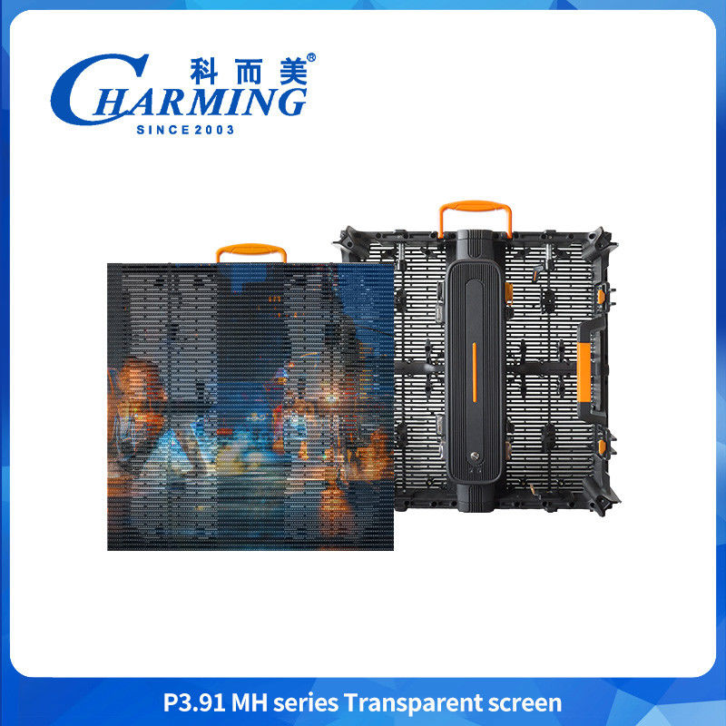 Transparent LED-Bildschirm Innen-Außen-Glas Transparent LED-Film-Display-Panels Videobildschirm