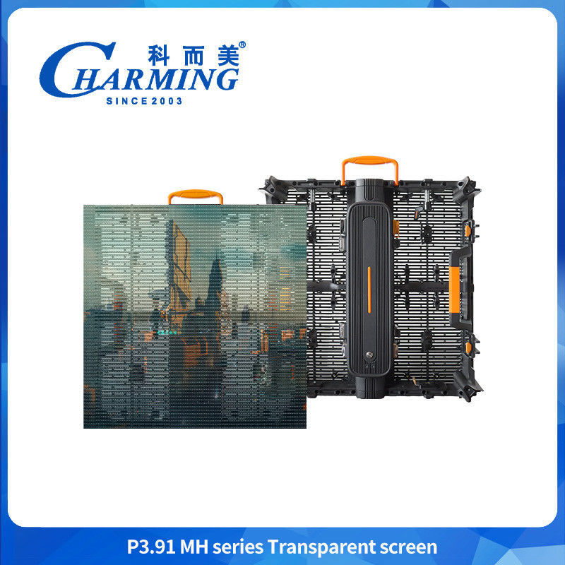 P3.91 Led-Display 3840hz Transparente Außen-Led-Videowandbildschirme