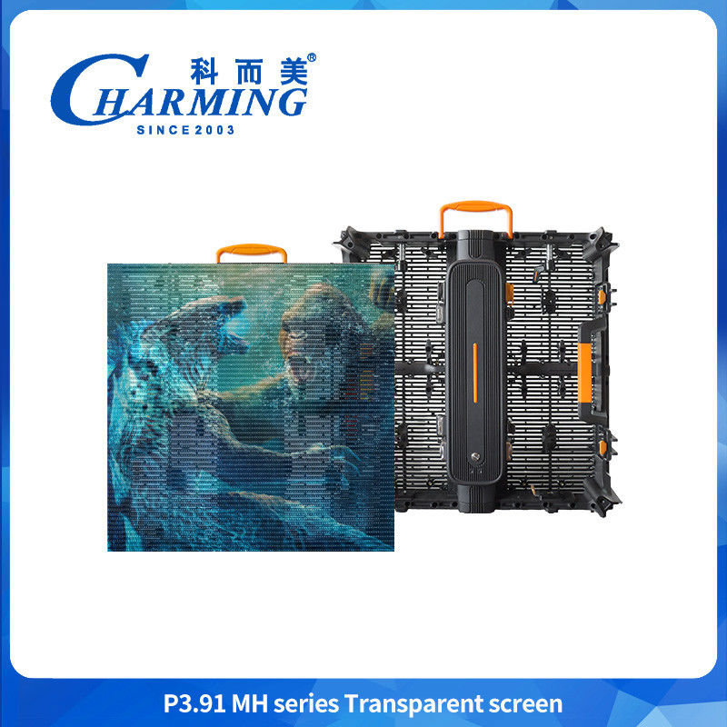 Außen-LED-Vorhang Anzeige Transparent 3,91mm Glasfenster Videowand für Gebäude