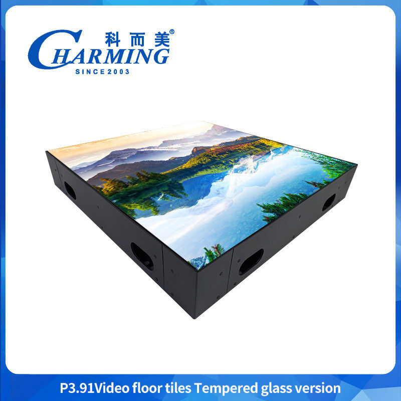 500x500MM GOB P3.91 Led Indoor Tanzfläche IP65 Wasserdicht Led Display HD Video für Veranstaltung