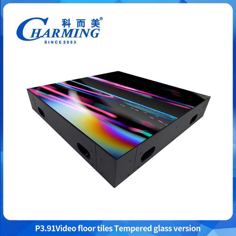 Professionelle China Indoor SMD1921 Wasserdicht 3D Glas Spiegel LED-Display Tanzboden Digital Signage LED Video Fußbodenfliesen für Veranstaltungen