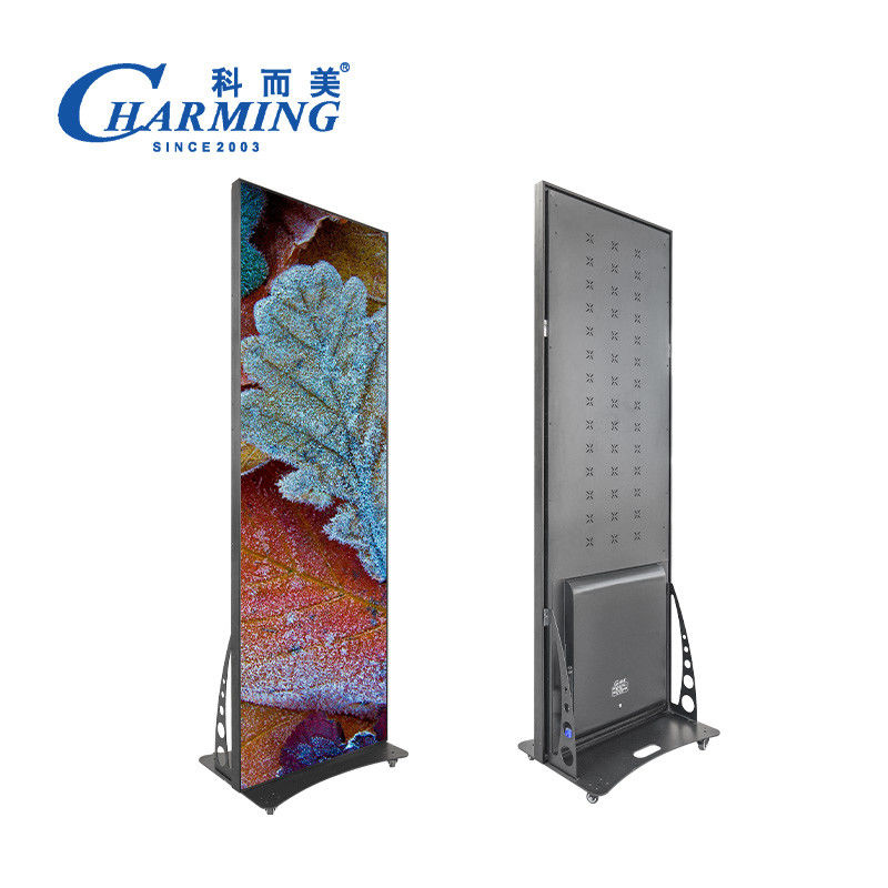 Bewegliche P1.86-P2.5 Innenraum-Digitale Werbung Led Poster Display Led Video Wand