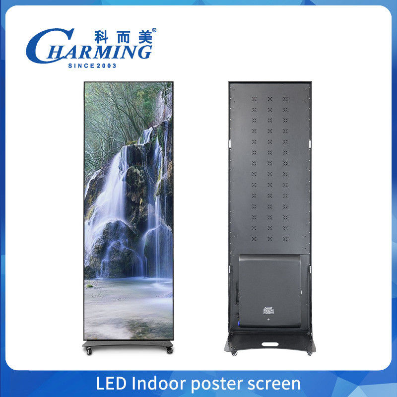 Vollfarbige P2.5 P1.86 P2 Indoor Led Poster Anzeige Bildschirm WLAN USB Boden stehend Led Werbung Digital Poster Anzeige