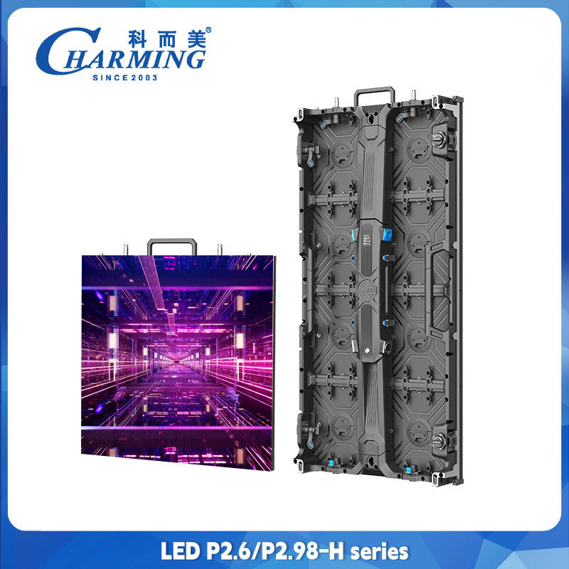 Miet LED-Display Innen-Außen-Full-Color-Led-Wand P2.6 Led-Videowand 500x500mm Druckguss-Aluminium-Display-Bildschirme