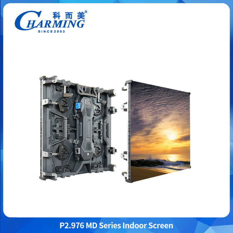 Superdünne Innenraum-Full-Colour-LED-Anzeige mit hoher Auflösung 2.98mm MD-Serie Bildschirm
