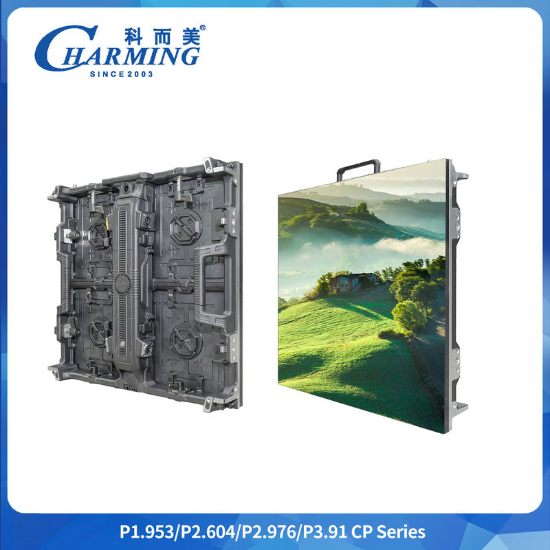 Nahtlose Spaltung P1.9 P2.64 P2.98 Flexible Indoor Curved Led Screen Panel P3.91 mit verstellbarer Bogenverriegelung und Skala