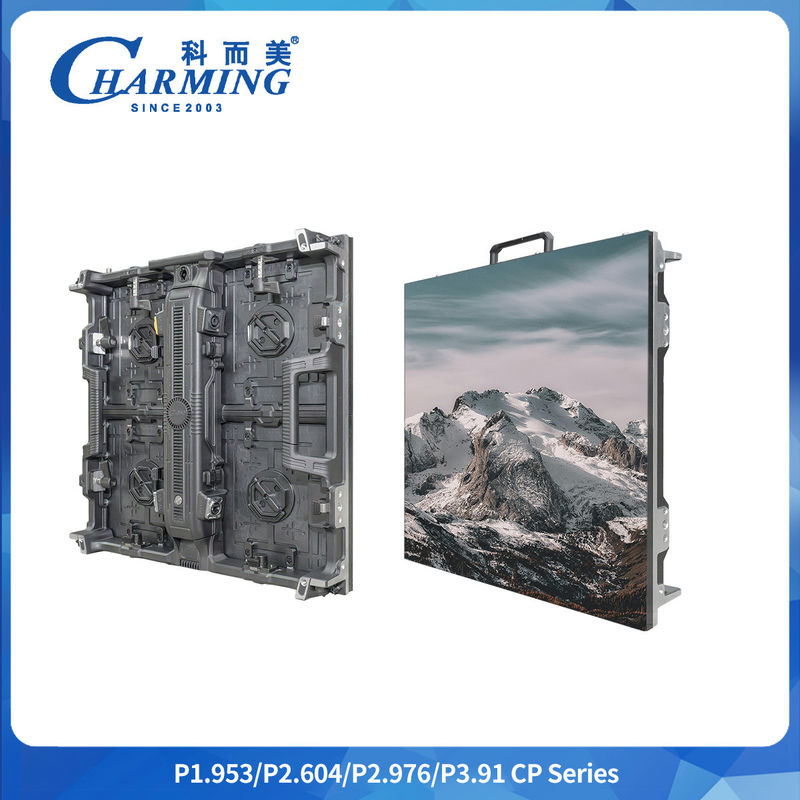 charmante p3.91 3D-Innenpaneel wasserdicht SMD1921 TV-Bildschirm 500*500mm flexibel Outdoor-Mikro-kurvige LED-Videowand für Freiluft-Handelsmessen