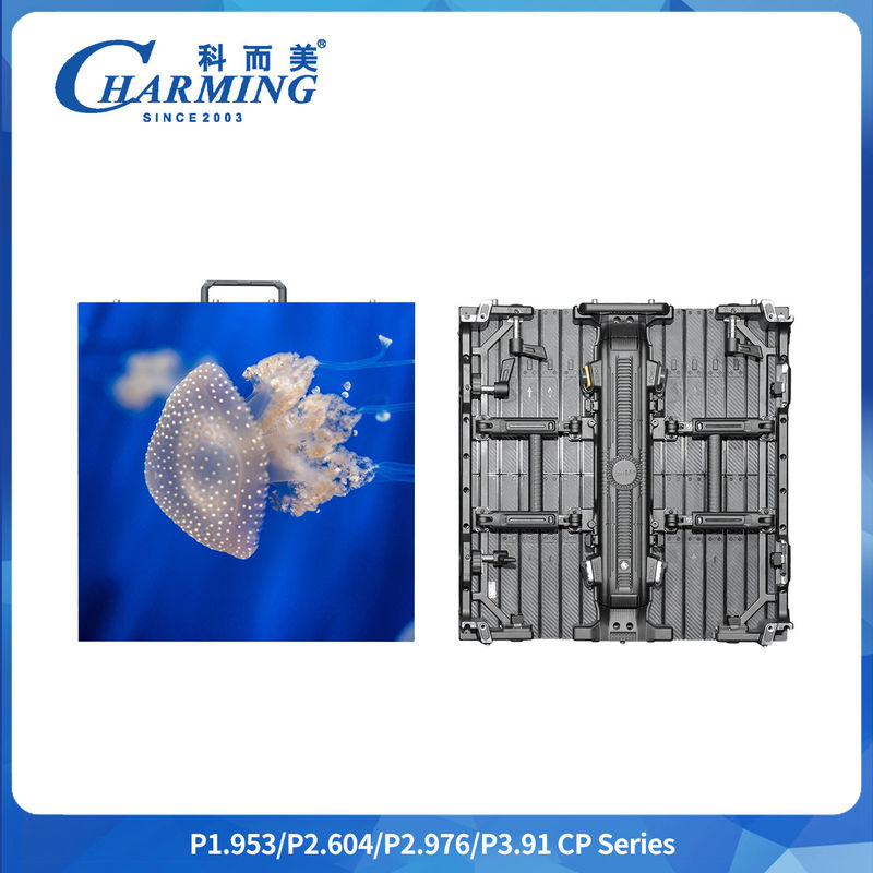 7680Hz 120° 10%~65%RH P2.6/2.98/3.91 CP-Serie Indoor LED Video Wand mit Stromflugzeug Steckdose