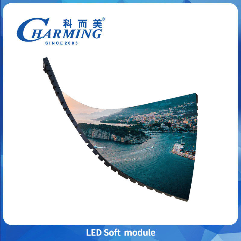 IP40 starke magnetische zylindrische flexible Bildschirme P2 P2.5 P3 P3.076 P4 Frontwartung Indoor Soft Module