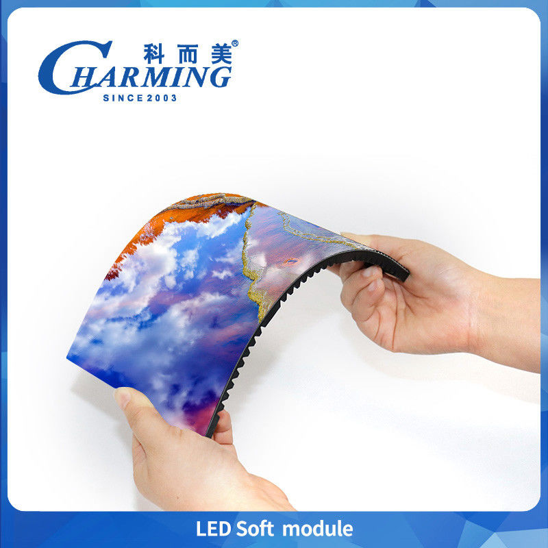 Kreative Frontwartung Flexible HD Soft Led Modul P1.86 P2 P2.5 P3 Kurve Werbung Rundbildschirm Halbkreis Led Bildschirm