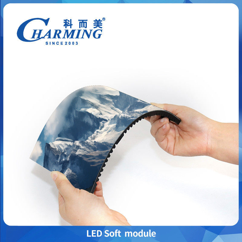 P3 P3.076 P4 Indoor Led Soft Module Niedrige Leistung Niedrige Wärme Festanlage für Wellenbildschirm und Bandbildschirm
