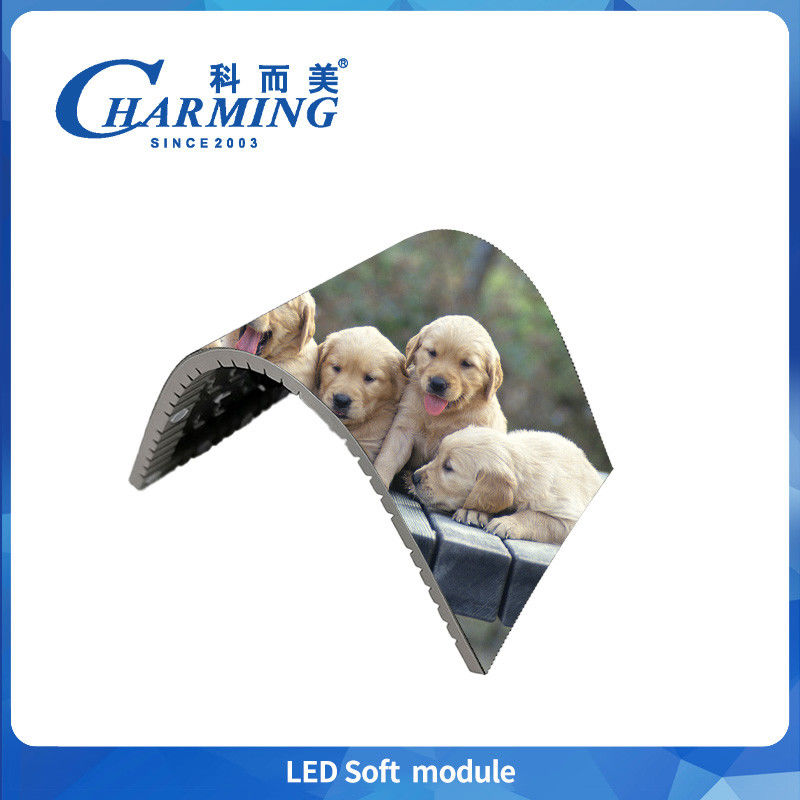 Flexible Module P2-P3.076 Indoor Led Soft Module 16 Bit High Gray Scale Vollfarbe für Einkaufszentren