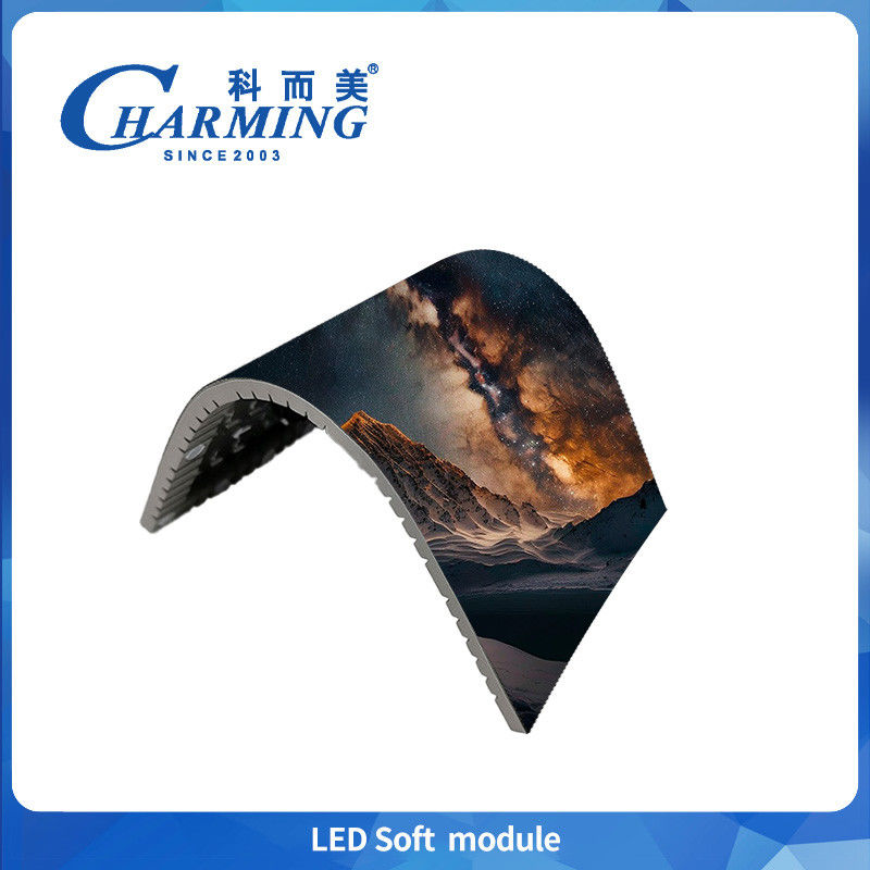 LED-Soft-Modul P3 3Mm Indoor Vollfarb-Display Board Kurve Video Wand Flexible Led-Bildschirm für Werbung