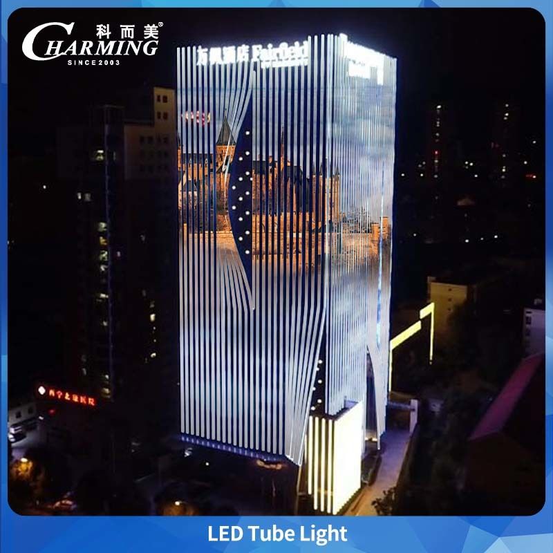 LED-Lichtrohr Außenbereich U38-500 5.5w 500*38*58MM SMD5050 Aluminiumlegierung+PC für Außengebäude