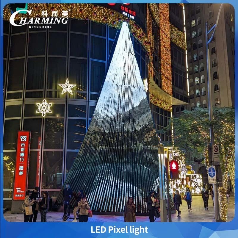 Pixel Light RGB LED Pixel 30mm Durchmesser IP66 RGB LED Pixel Licht Innen- und Außendekorationsbeleuchtung Gebäude Brücken