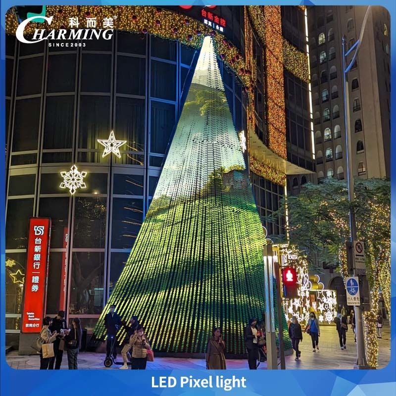 2025 Beliebtes Produkt Pixel Licht SMD3535 mit PC-Schale + transparenter Oberflächenschale für Gebäude wie Weihnachtsbaumbeleuchtung