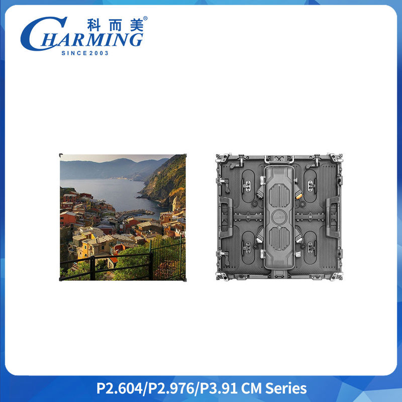P3.91 Outdoor-Werbe-LED-Bildschirm IP65 wasserdichtes LED-Display 500x500MM SMD1921 Aluminium-Druckgussgehäuse