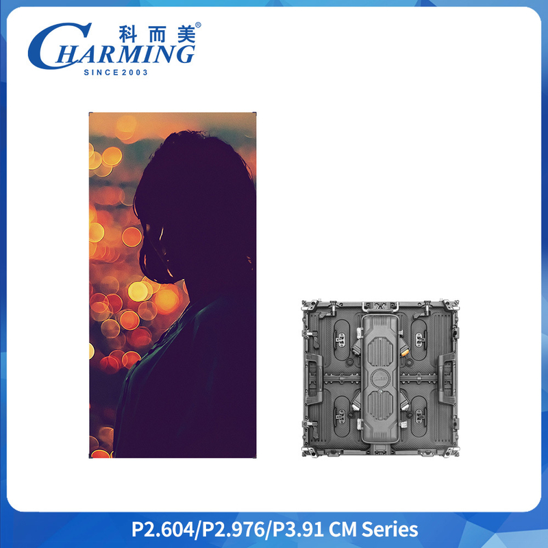 P3.91 Outdoor Miet-LED-Bildschirm 500x500mm IP65 4500CD/m²