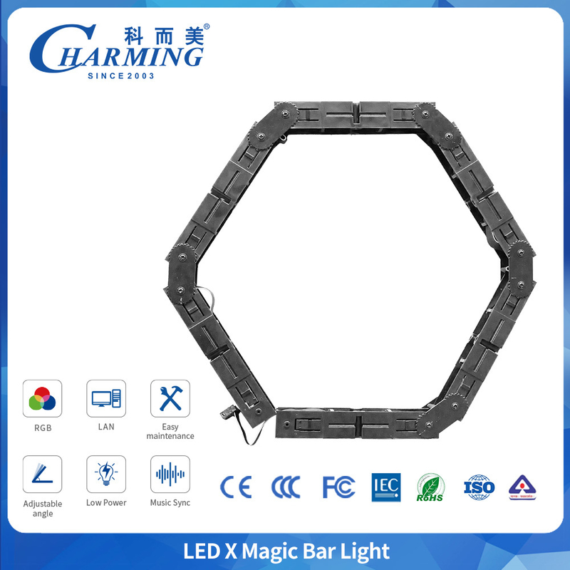 Einstellbare Winkel SMD3838 LED X MAGIC BAR Licht vom charmanten Hersteller für den Innenbereich