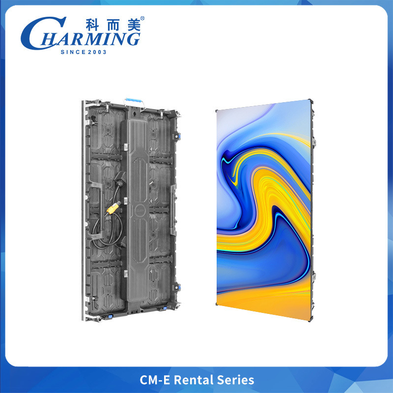Charming P2.976 Indoor CM-EE-Serie Wasserdicht Vollfarb-LED-Display-Bildschirm zur Vermietung mit Aluminiumlegierung Schrank 500x1000mm