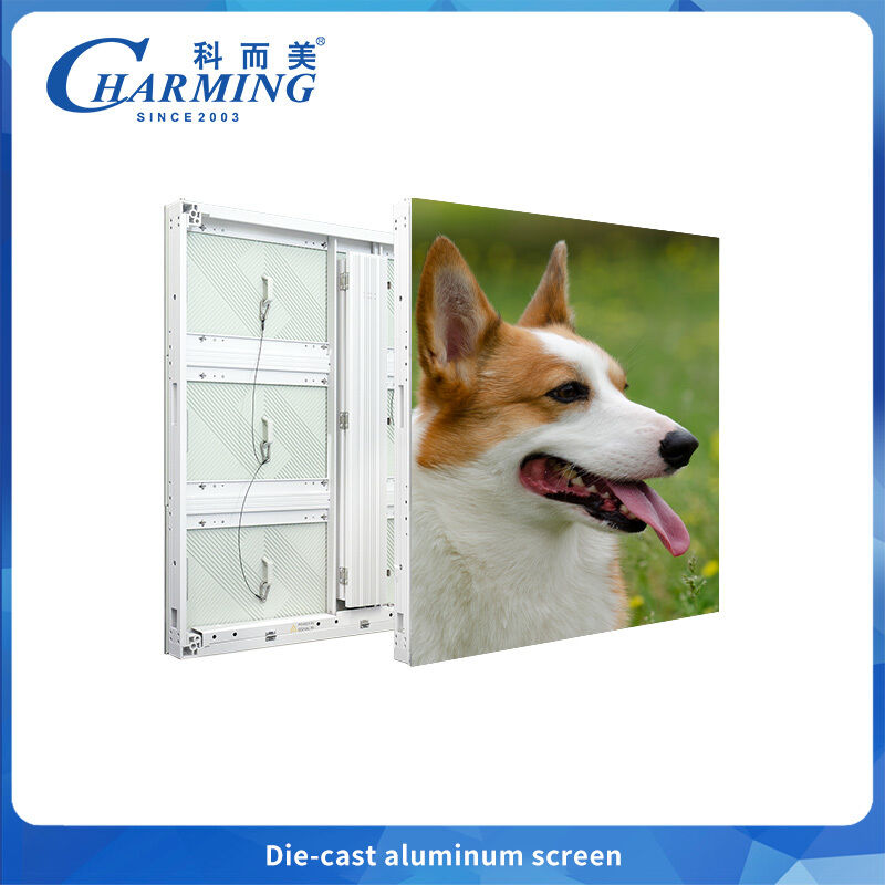 P6.66 Vermietung von LED-Displays für den Außenbereich mit Lichtbogenspaltung und hoher Helligkeit über 6000 Cd/m2 Korrosionsbeständig