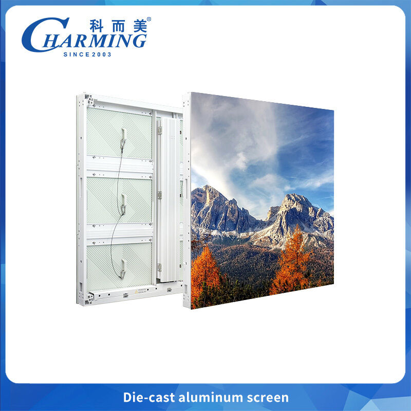 3d Externe Billboard P6 Doppelspannungs-Stromversorgung Led-Bildschirm 3m X 2m Elektrowerbebildschirm
