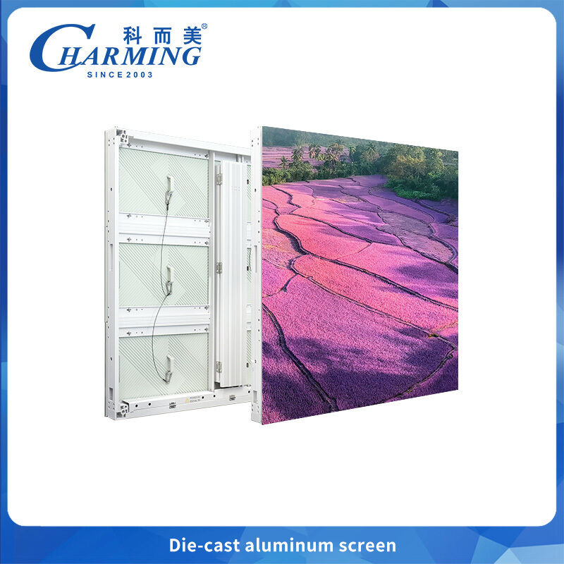 P6.66 LED-Display aus Aluminium-Druckguss – Hoher Kontrast, 90°-Bogenspleißen, IP65 für Outdoor-Medien & Events