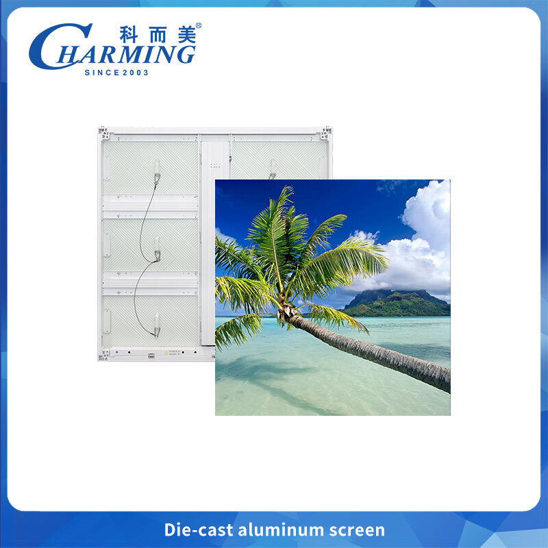 960x960MM Druckguss Aluminium 4k Werbebildschirm Außenwasserdicht P6 Led Wandbildschirm