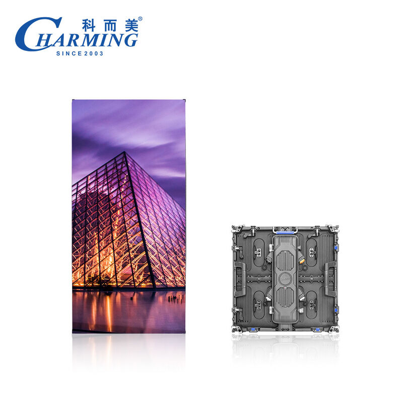 IP65 Wasserdichte Aluminiumlegierung Außen-LED-Video-Display mit 7680Hz Erneuerungsrate P2.98/P3.91 Werbebildschirm