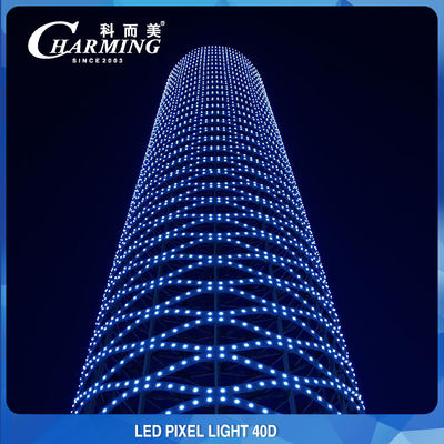 Pixel-Lichter DC24V 40D des Gebäude-LED im Freien SPI-Steuerung Langlebig