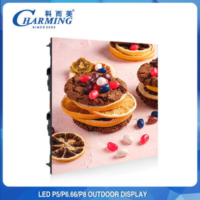 Praktischer P8 LED-Videowand-Plakatwand für den Außenbereich 120x120