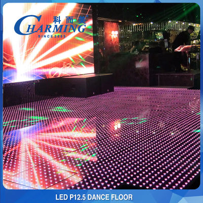 P12.5 Interaktive LED-Tanzfläche, tragbar für Hochzeitsclub-Hotel