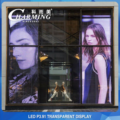 Ultradünne sturzsichere transparente LED-Videowand 256 x 64 Langlebig