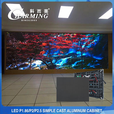 64 x 48 cm langlebiges feststehendes LED-Display für den Innenbereich Pixelmark P2MM 16Bit