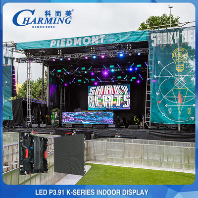 Antiwear 16-Bit-LED-Mietbildschirm, 200-W-Videowand im Freien