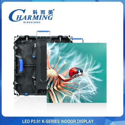 Innenraum P3.91 Bühnenhintergrund LED Videowand nahtlose Spleißvermietung LED-Display
