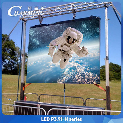 Außengroße Bühne Hintergrund LED Videowand P3.91 Nahtlose Spleißvermietung LED-Display 500x500mm