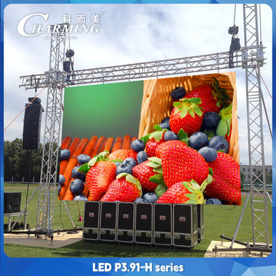 P3.91 Außenwerbung LED-Videowandbildschirm IP65 wasserdicht