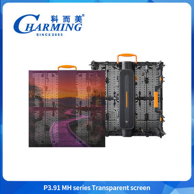 4K IP65 Flexible Transparent Film Anzeige Glas Anzeige RGB Transparent LED Bildschirm