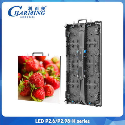 LED Video Wandbildschirm Hd 2k 4k P2.6 P2.98 Smd Vollfarbe Indoor Led Matrix Panel Vermietung LED Displays LED Bildschirm gekrümmt