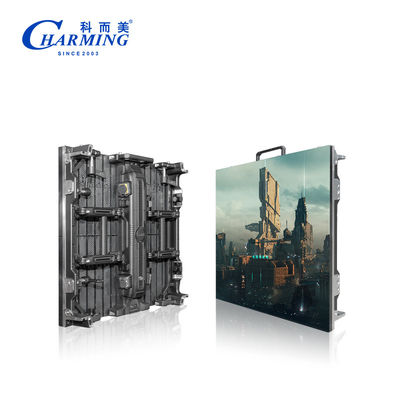 IP65 Charmante wasserdichte Mietbildschirm P4 Magnesiumlegierungsstruktur für Mietveranstaltungen & Bühnenshows