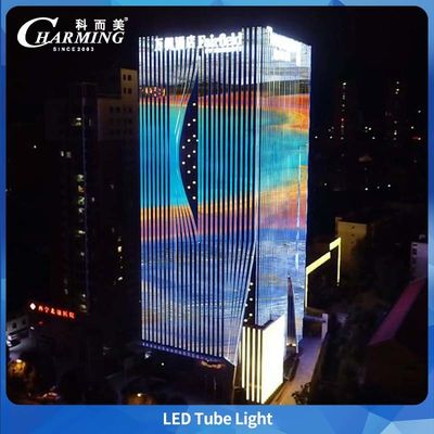 Aluminiumlegierung + PC-Röhrenlicht für Beleuchtungsprojekt von Außengebäude-Torkopf und Brücke