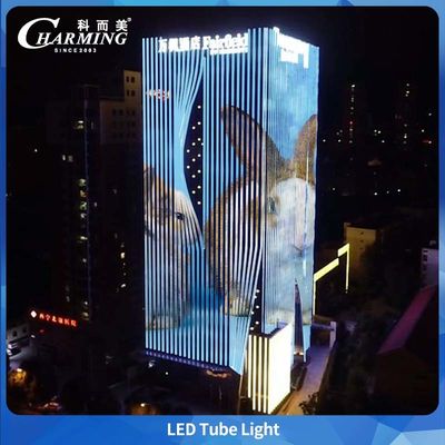IP65-zertifizierte Outdoor-SPI-LED-Röhre 500/1000MM mit Anti-UV-PC-Abdeckung für klare und helle Beleuchtungswerbung