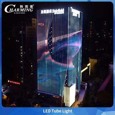 Hochwertiges LED-Lichtrohr Außenbereich U38-1000 1000*38*58MM IP65 Aluminiumlegierung+PC für Außengebäude